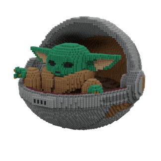 Patrón Grogu - StarWars – fusebeads