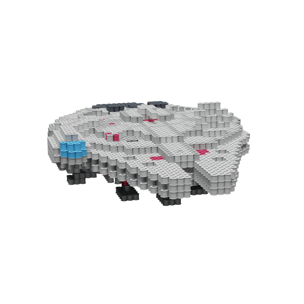 Patrón Halcón Milenario- StarWars – fusebeads