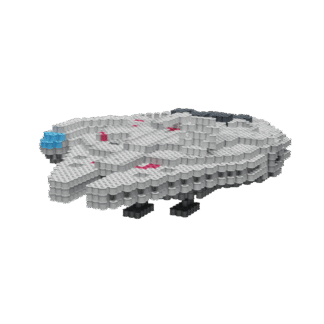 Patrón Halcón Milenario- StarWars – fusebeads