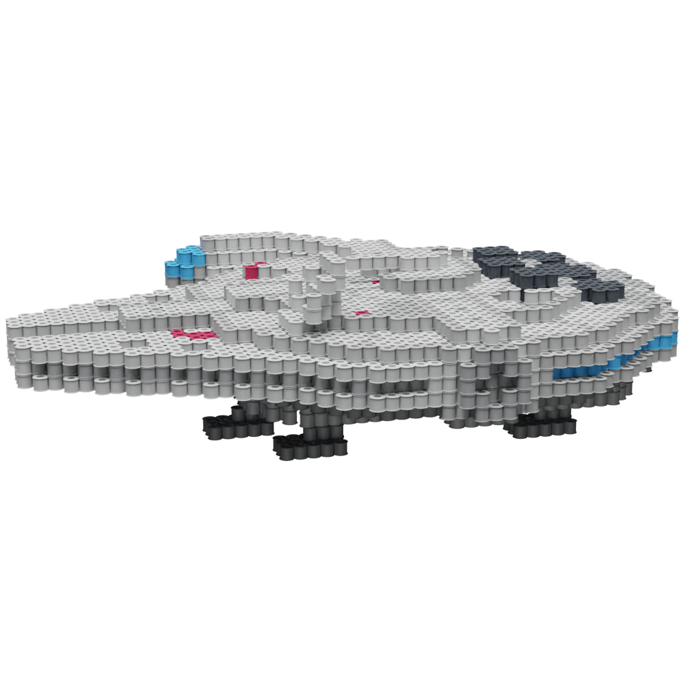 Patrón Halcón Milenario- StarWars – fusebeads