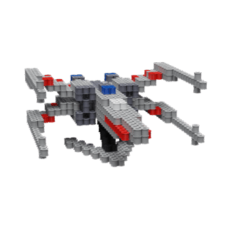 Patrón X-Wing - StarWars – fusebeads