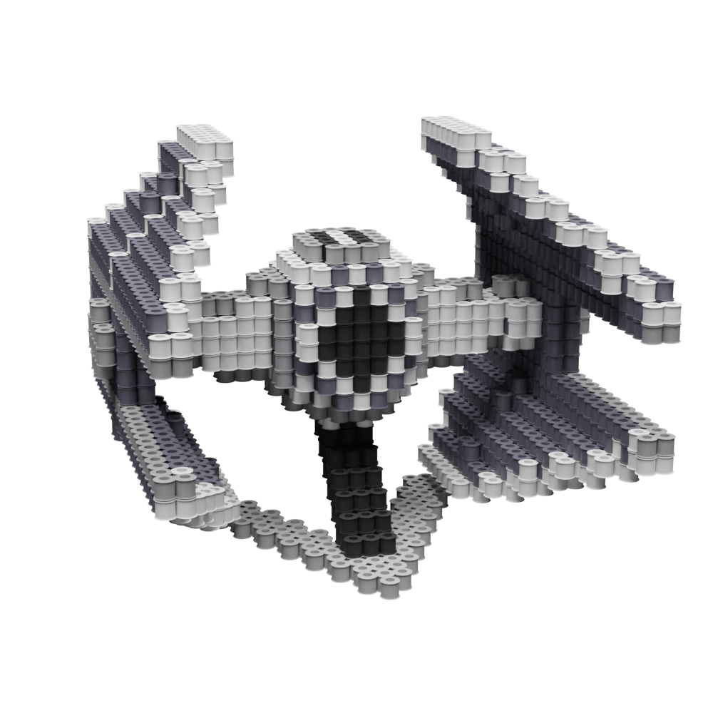 Patrón Tie-Fighter - StarWars – fusebeads