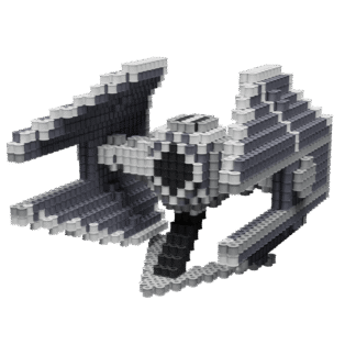 Patrón Tie-Fighter - StarWars – fusebeads