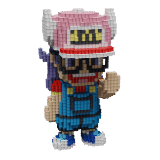 Patrón Arale - Dr. Slump – fusebeads