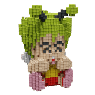 Patrón Gatchan - Dr. Slump – fusebeads