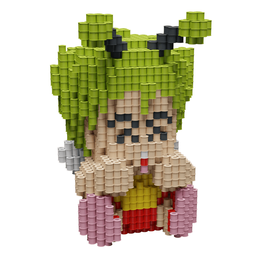Patrón Gatchan - Dr. Slump – fusebeads