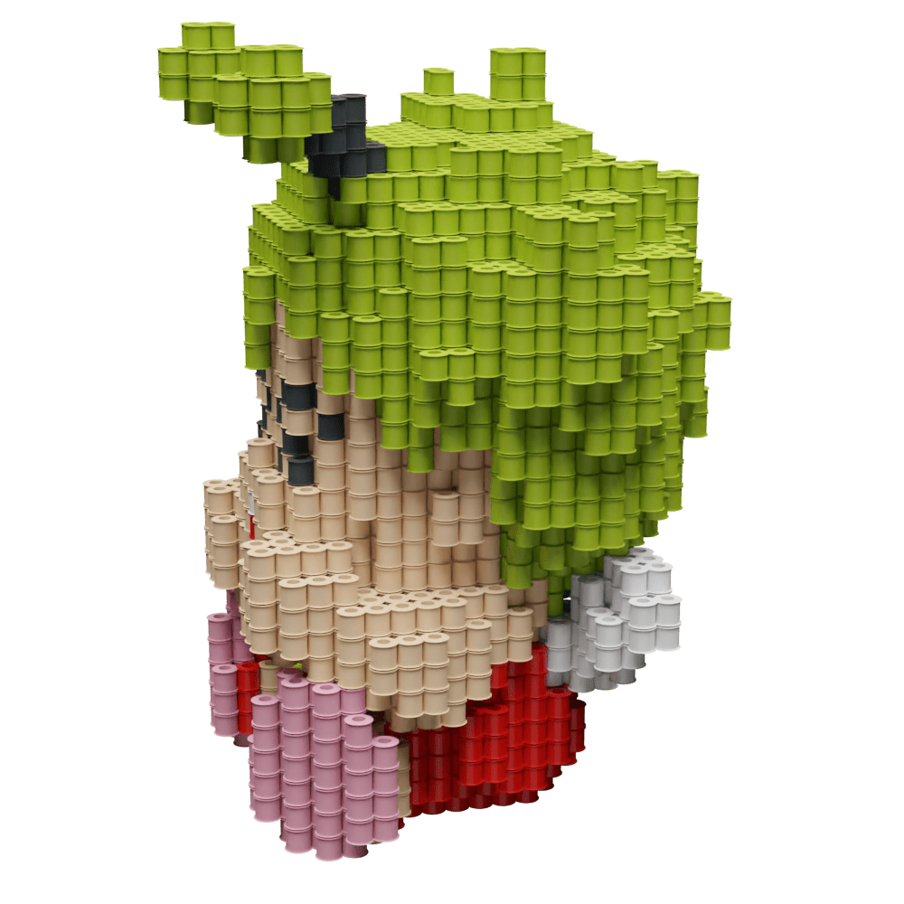 Patrón Gatchan - Dr. Slump – fusebeads