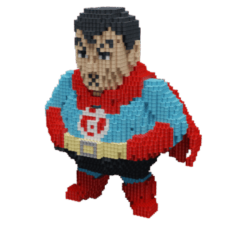 Patrón Suppaman - Dr. Slump – fusebeads