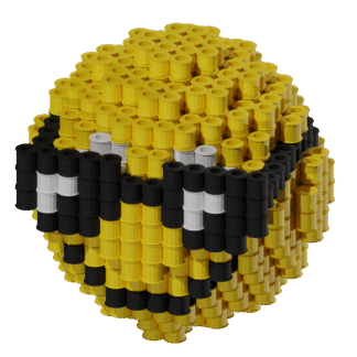 Patron Emoji Gafas de sol – fusebeads