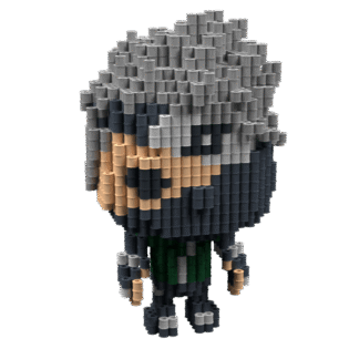 Patrón Kakashi (FunkoStyle) – fusebeads