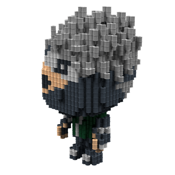 Patrón Kakashi (FunkoStyle) – fusebeads