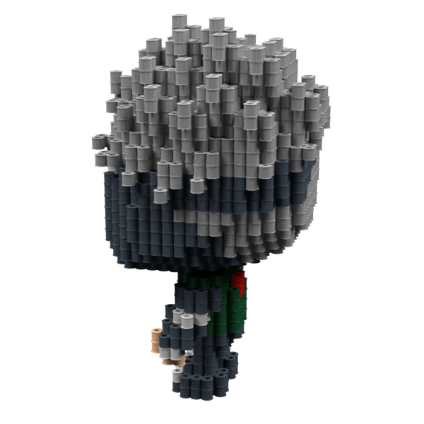 Patrón Kakashi (FunkoStyle) – fusebeads