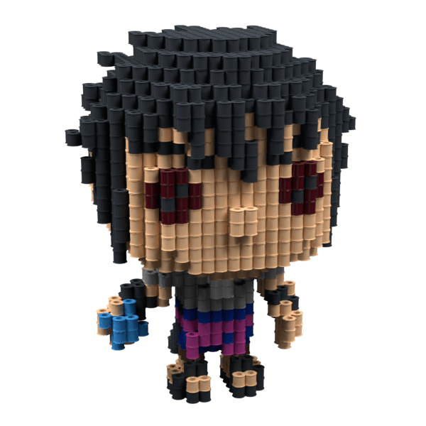 Patrón Sasuke (FunkoStyle) – fusebeads
