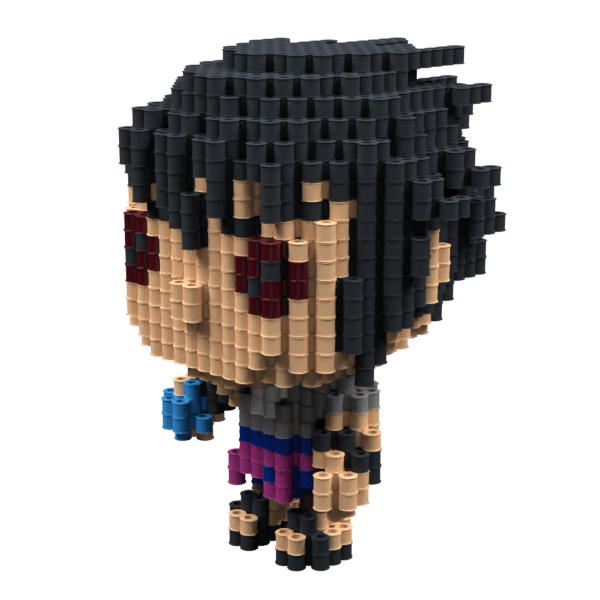 Patrón Sasuke (FunkoStyle) – fusebeads