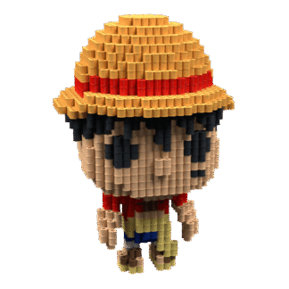 Patrón Luffy (FunkoStyle) – fusebeads