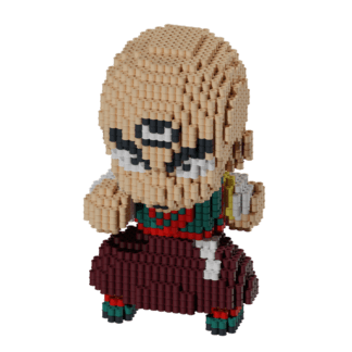 Patrón Dragon Ball Z -Tien Shin Han – fusebeads