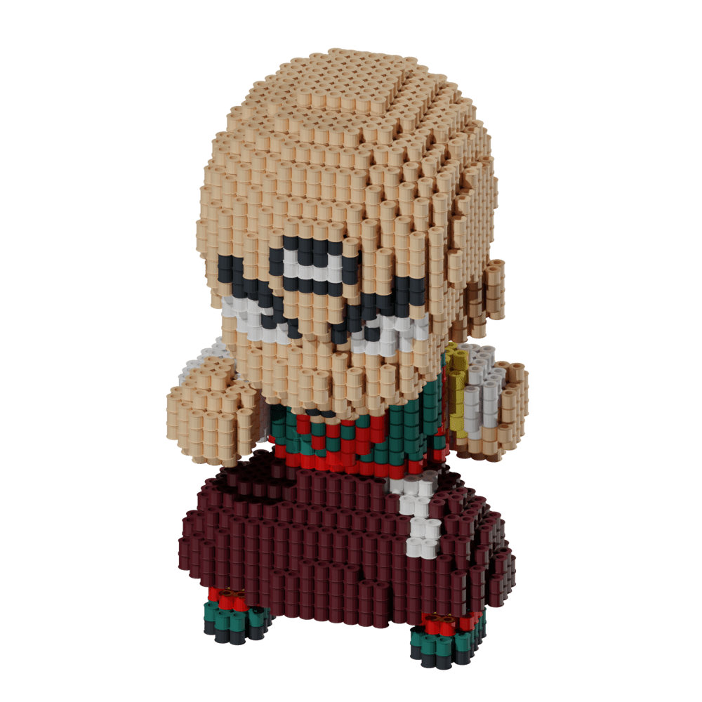 Patrón Dragon Ball Z -Tien Shin Han – fusebeads