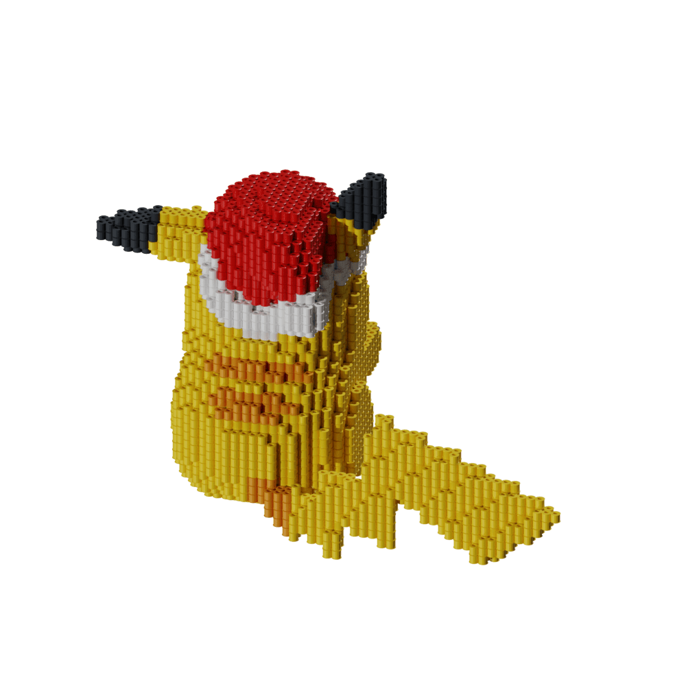 Patron Pikachu Santa – fusebeads