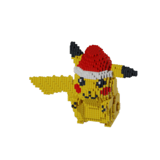 Patron Pikachu Santa – fusebeads