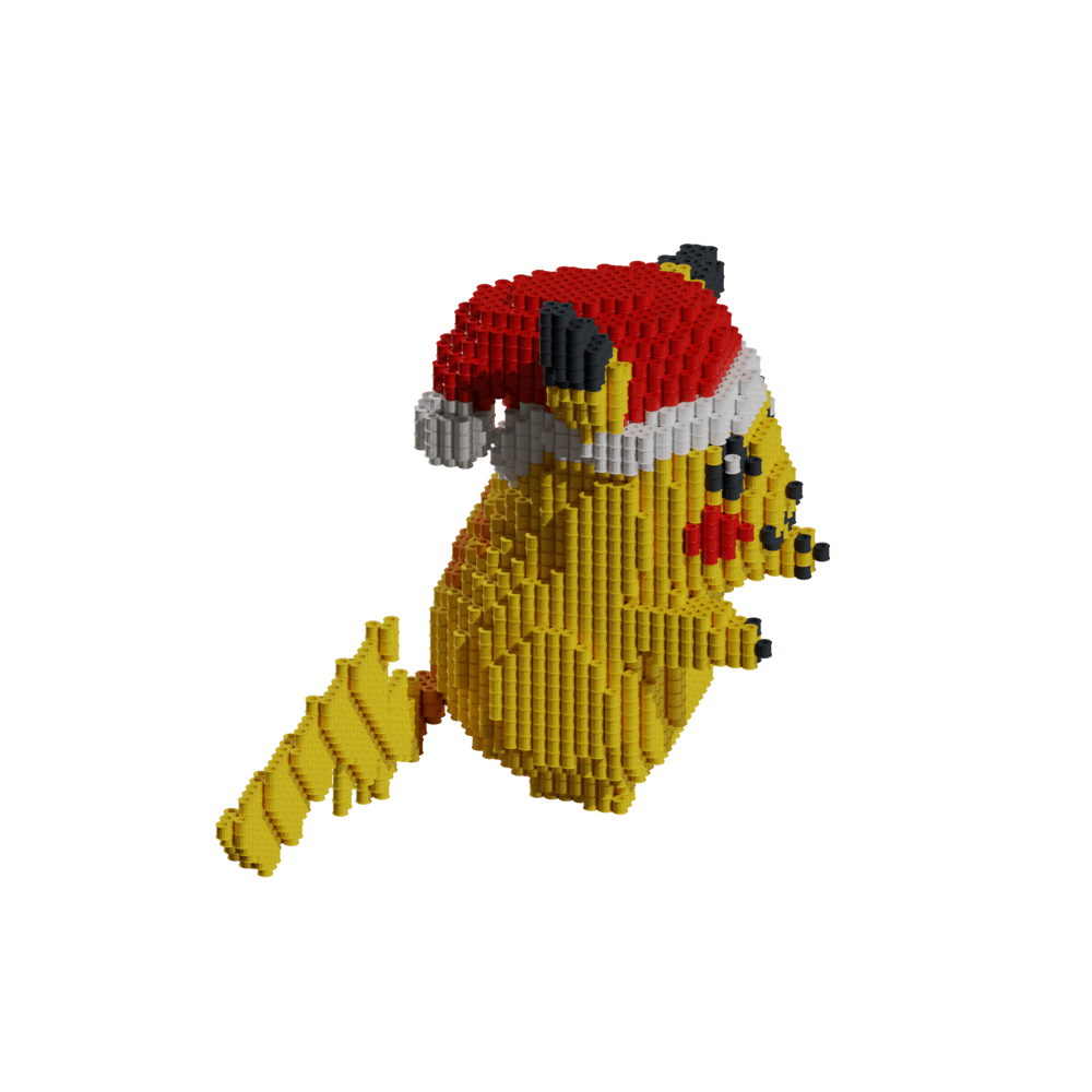 Patron Pikachu Santa – fusebeads