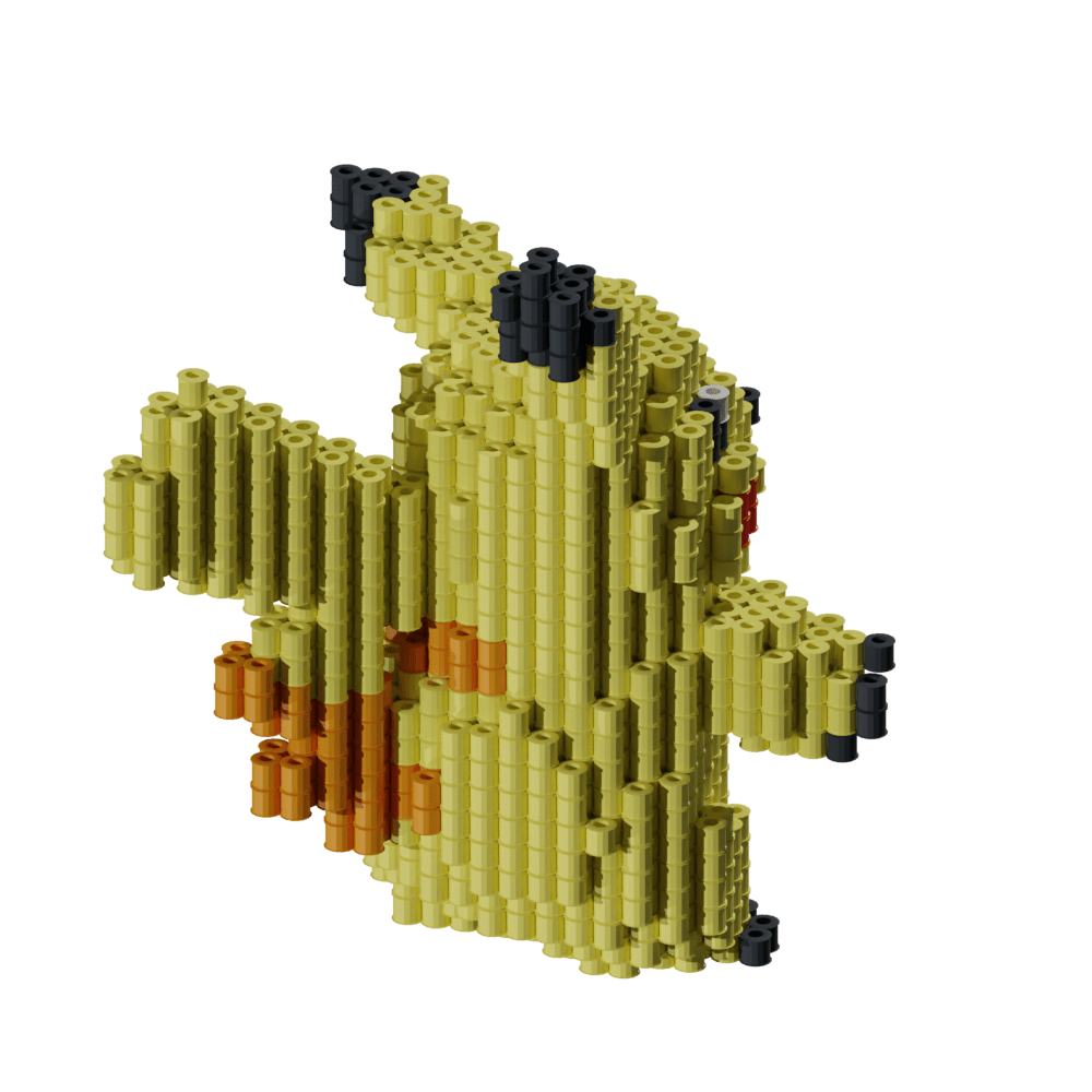 Patron Pikachu Pokemon – fusebeads