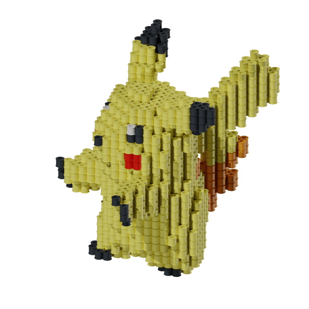 Patron Pikachu Pokemon – fusebeads