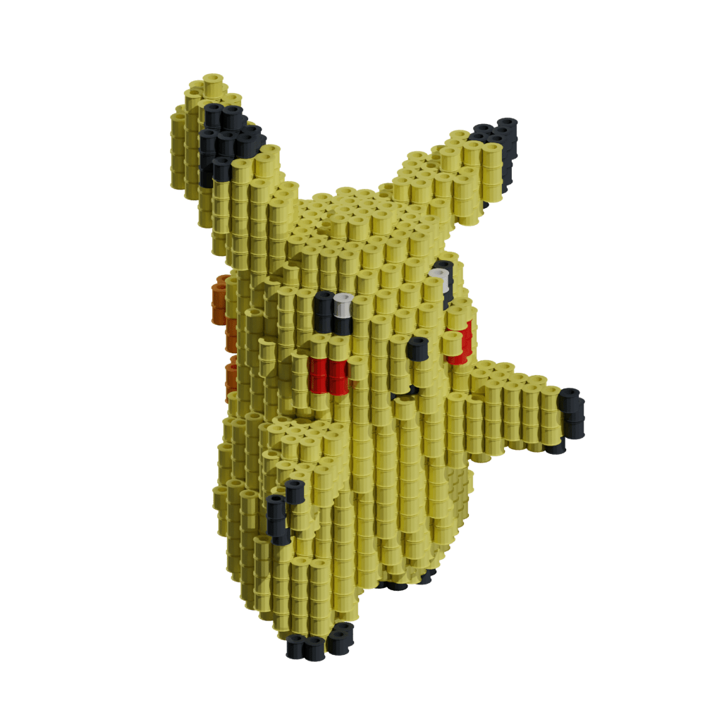 Patron Pikachu Pokemon – fusebeads