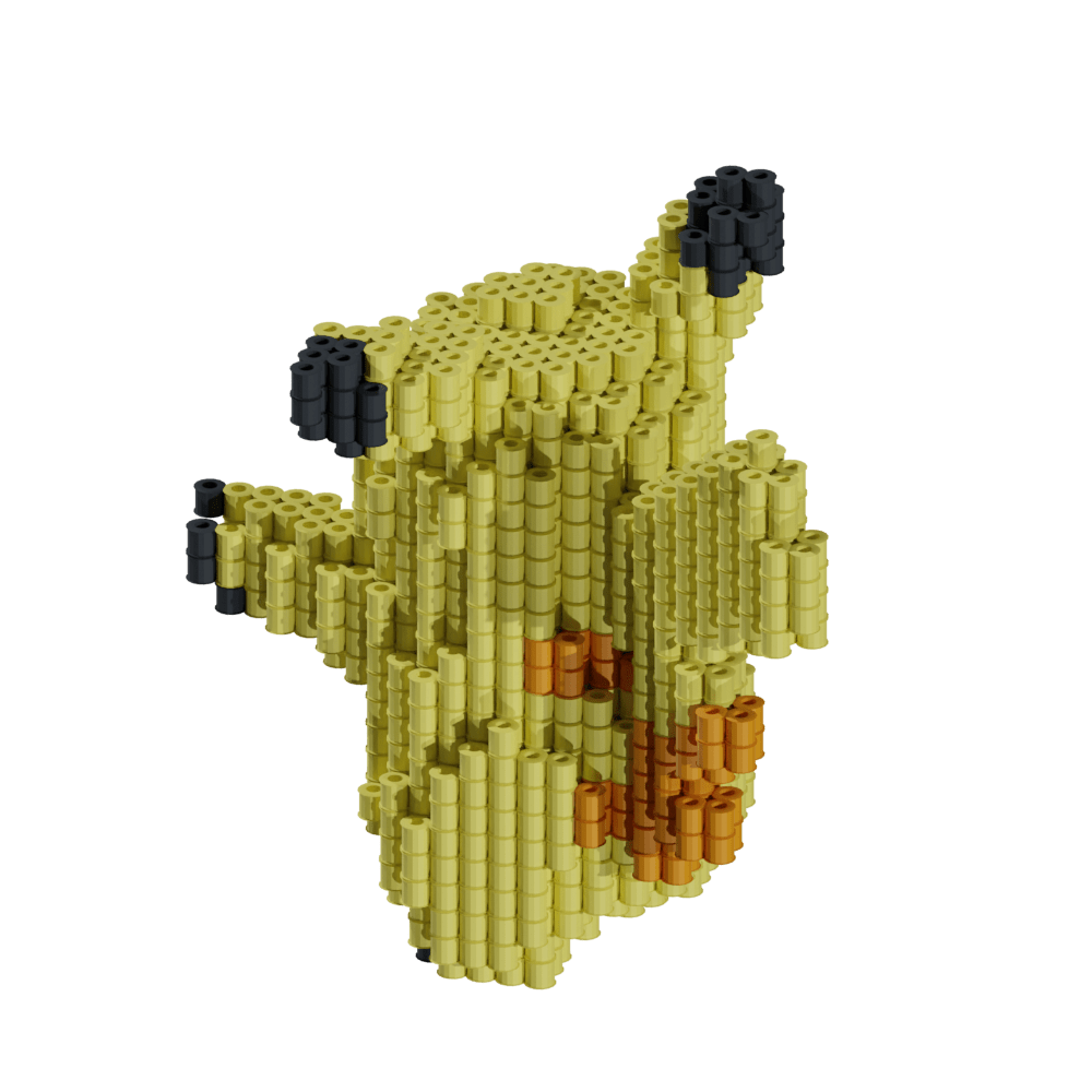 Patron Pikachu Pokemon – fusebeads
