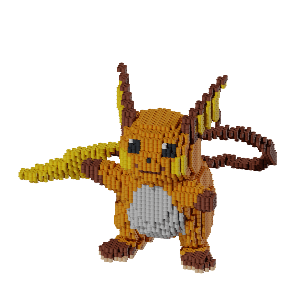 Patron Raichu Pokemon – fusebeads