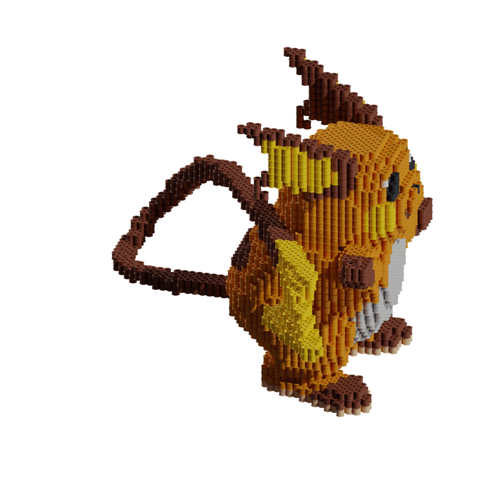 Patron Raichu Pokemon – fusebeads