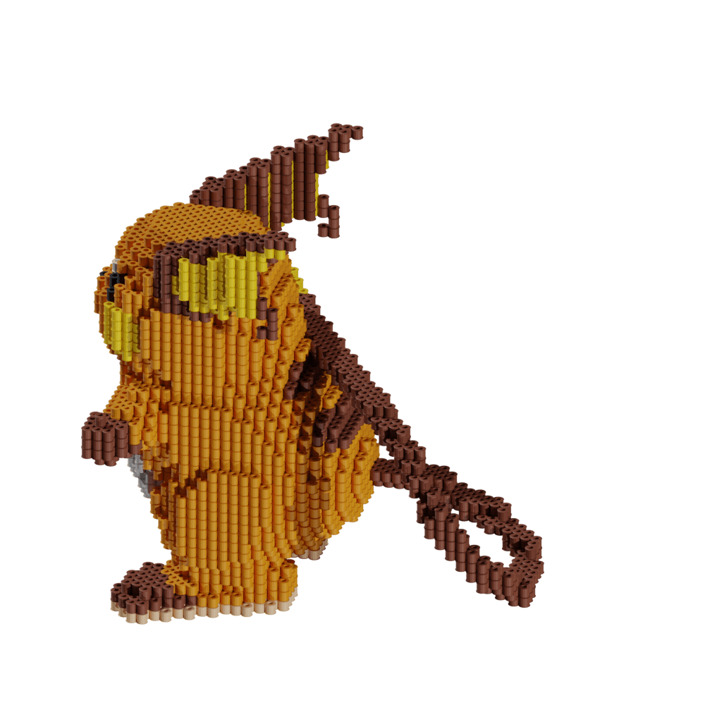 Patron Raichu Pokemon – fusebeads