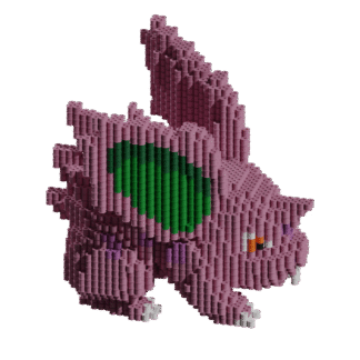 Patron Nidoran Varon – fusebeads
