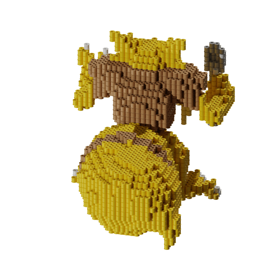 Patrón Pokémon Kadabra – fusebeads