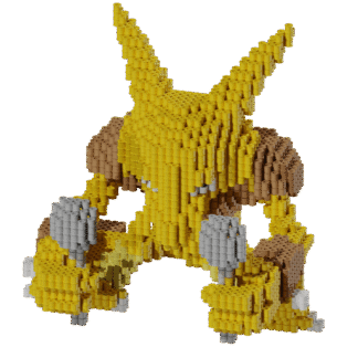 Patrón Pokémon Alakazam – fusebeads