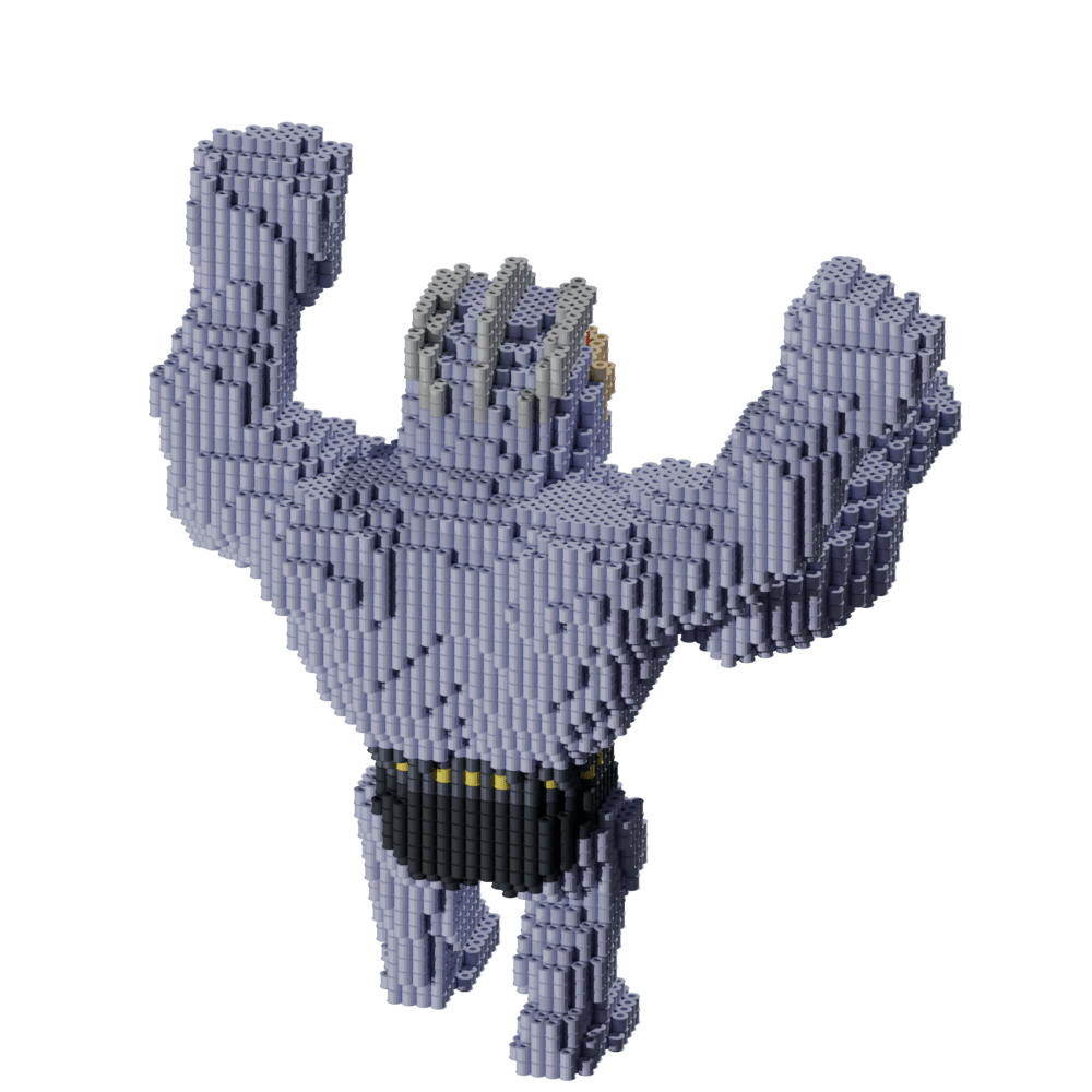 Patrón Pokémon Machamp – fusebeads