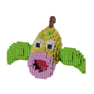 Patrón Pokémon Weepinbell – fusebeads