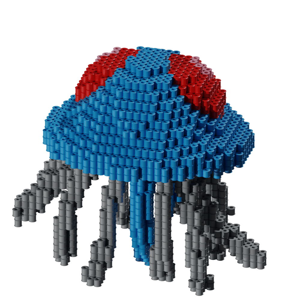 Patrón Pokémon Tentacruel – fusebeads
