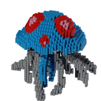 Patrón Pokémon Tentacruel – fusebeads