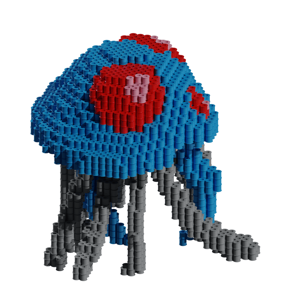 Patrón Pokémon Tentacruel – fusebeads
