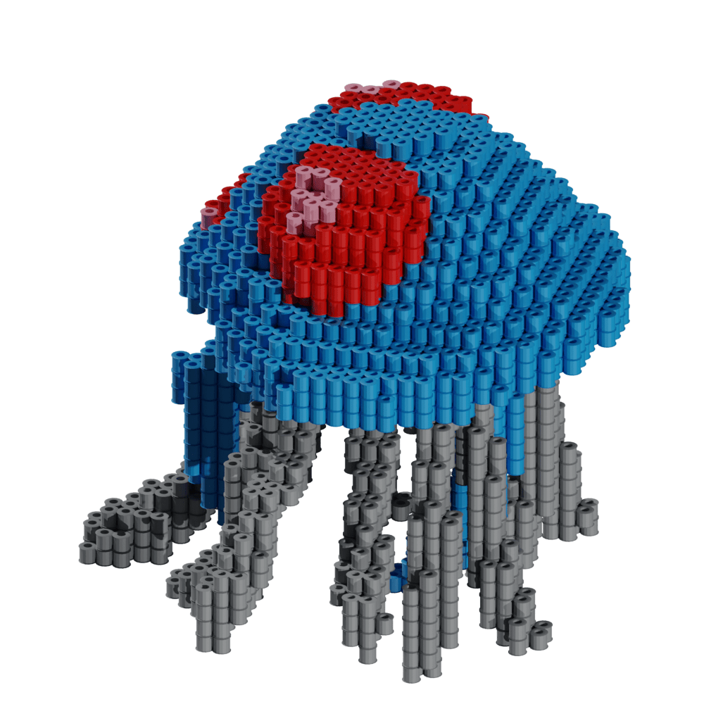Patrón Pokémon Tentacruel – fusebeads