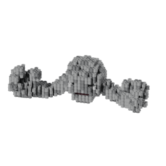 Patrón Pokémon Geodude – fusebeads
