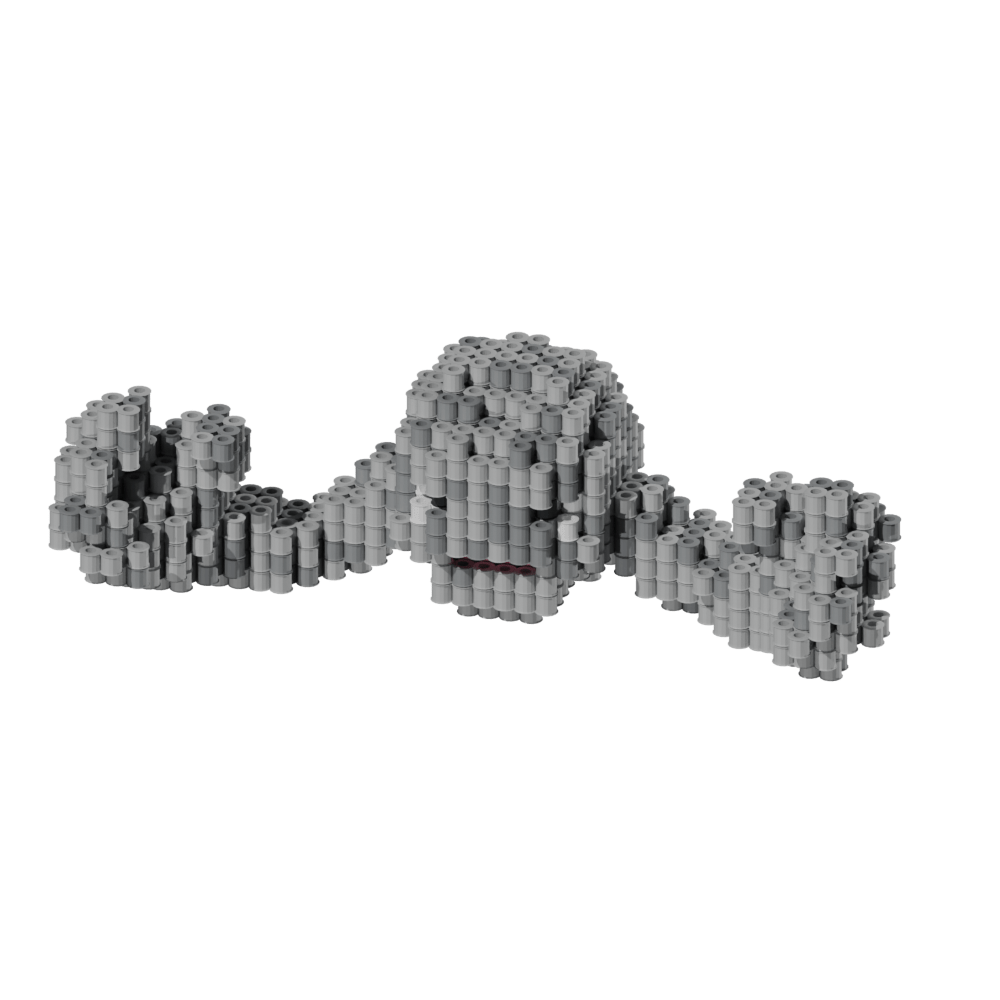 Patrón Pokémon Geodude – fusebeads