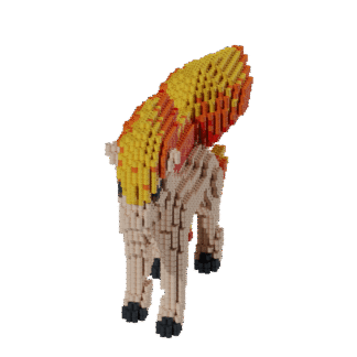 Patrón Pokémon Ponyta – fusebeads
