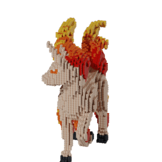 Patrón Pokémon Rapidash – fusebeads