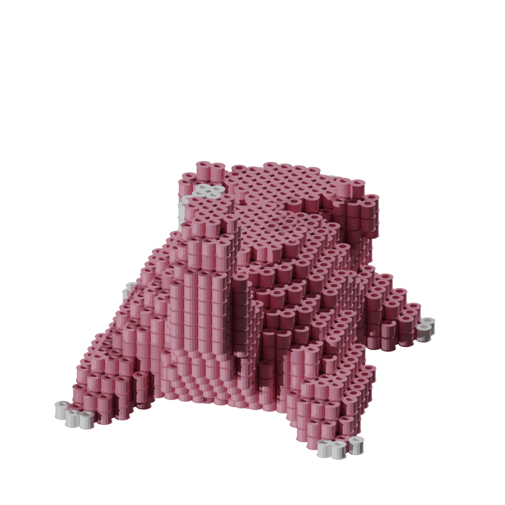 Patrón Pokémon Slowpoke – fusebeads