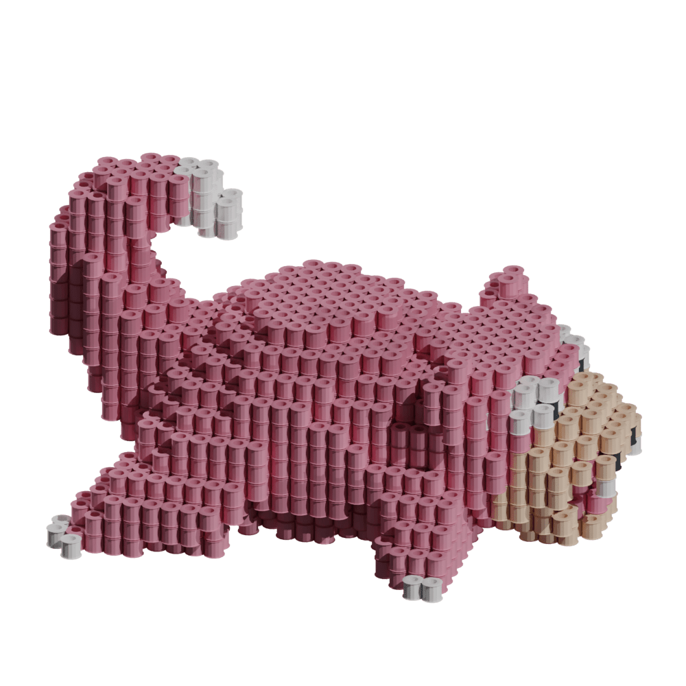 Patrón Pokémon Slowpoke – fusebeads