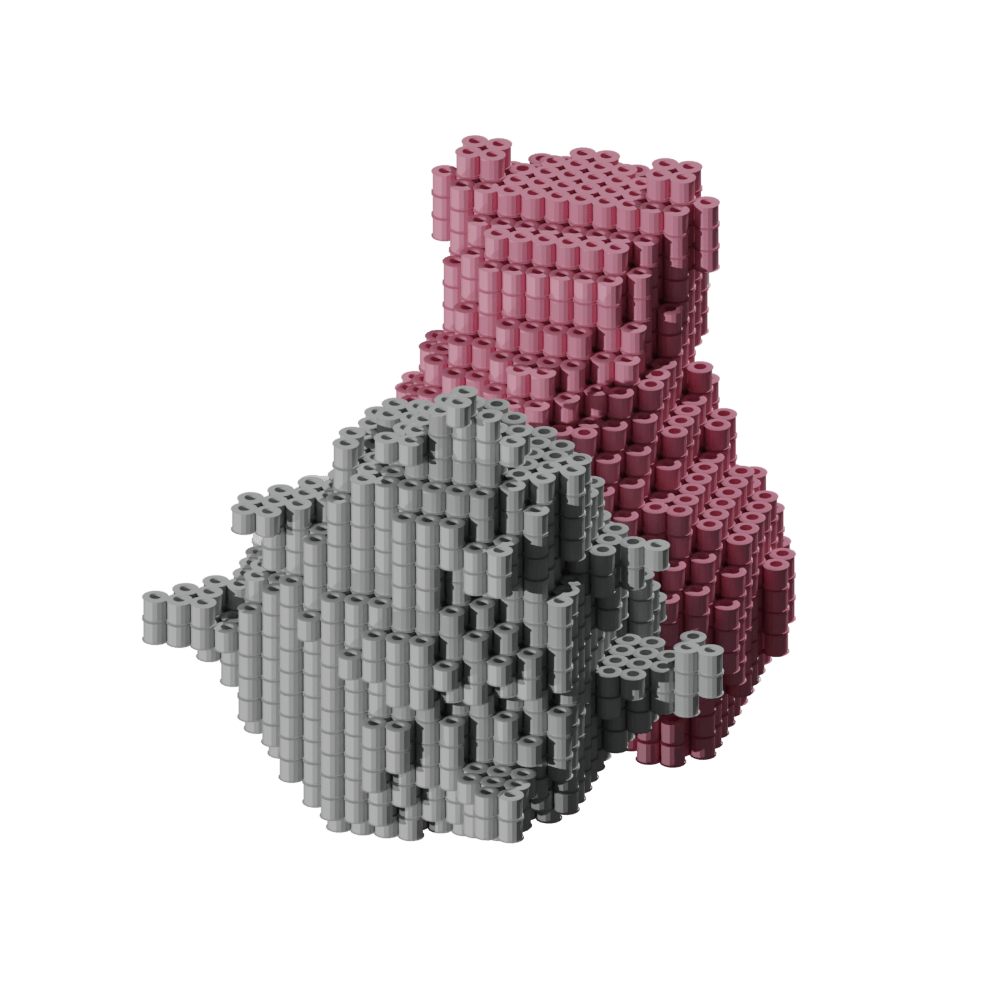 Patrón Pokémon Slowbro – fusebeads