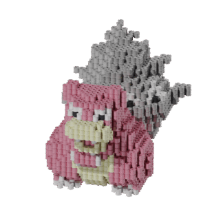 Patrón Pokémon Slowbro – fusebeads