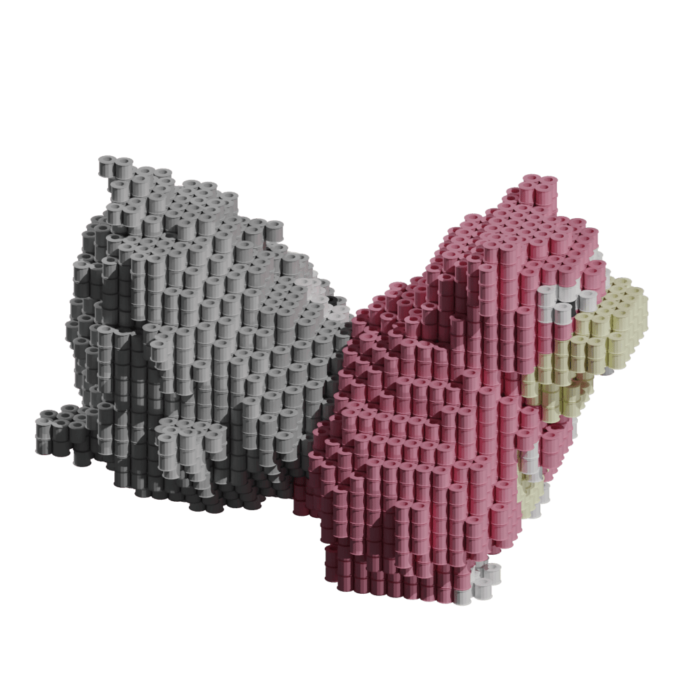 Patrón Pokémon Slowbro – fusebeads