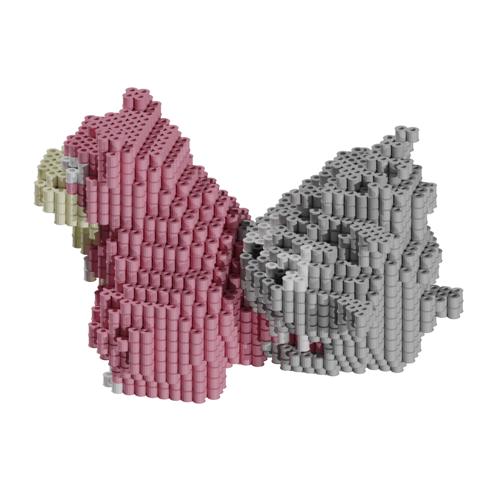 Patrón Pokémon Slowbro – fusebeads